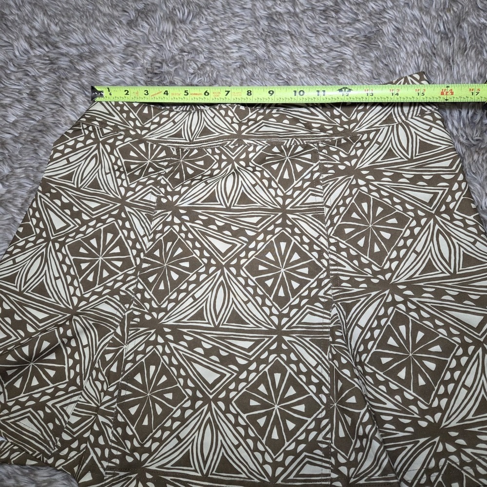 Rip Skirt Hawaii Womens Medium Tribal Geometric Mini Skirt Beach Resort Vacation - Picture 4 of 9